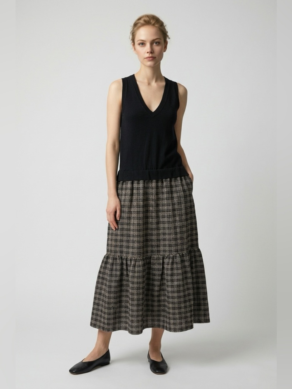 Max Studio twofer sweater dress